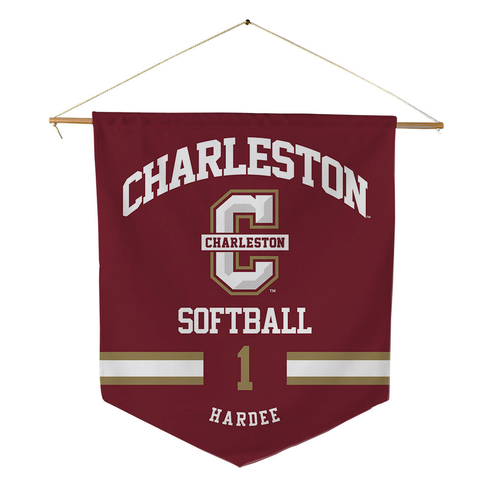 Charleston - NCAA Softball : Anna Hardee - Pennant - 18" x 21"-0