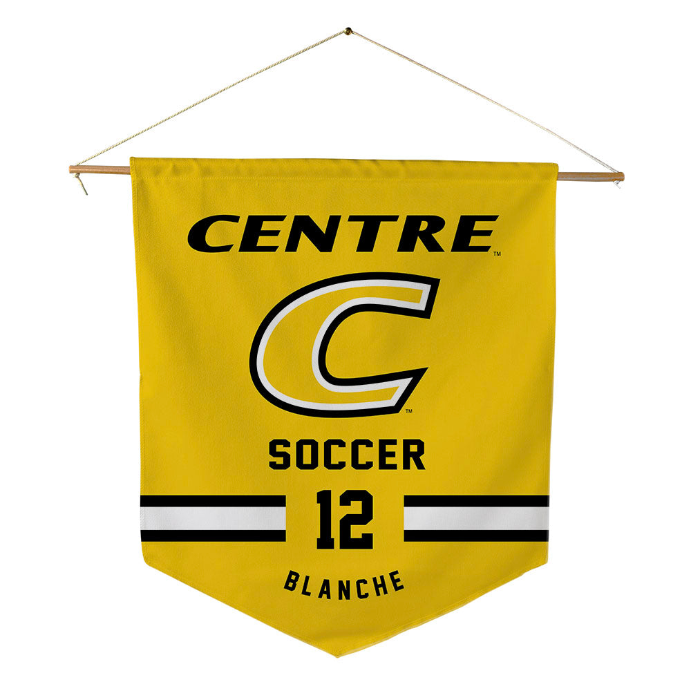 Centre College - NCAA Men's Soccer : Curtis Blanche - Pennant - 18" x 21"-0