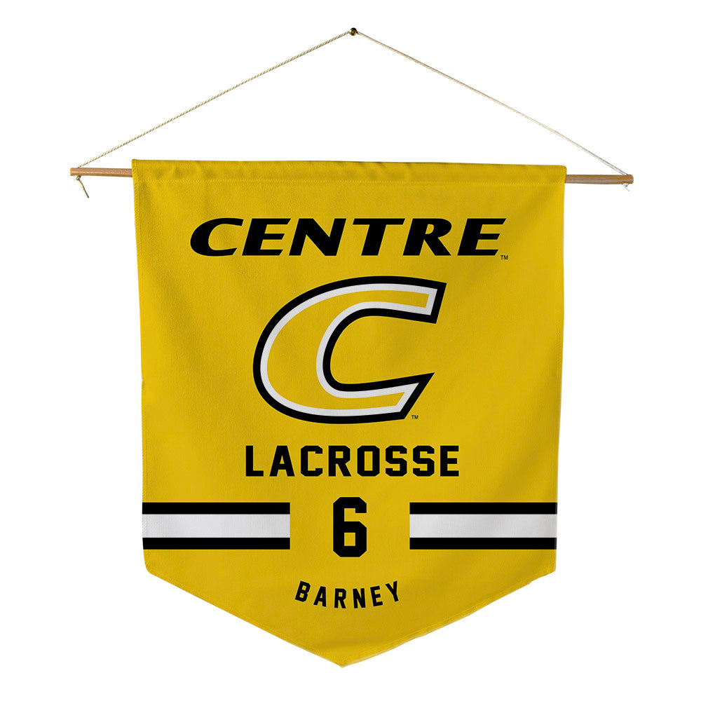 Centre College - NCAA Men's Lacrosse : Vassar Barney - Pennant - 18" x 21"-0