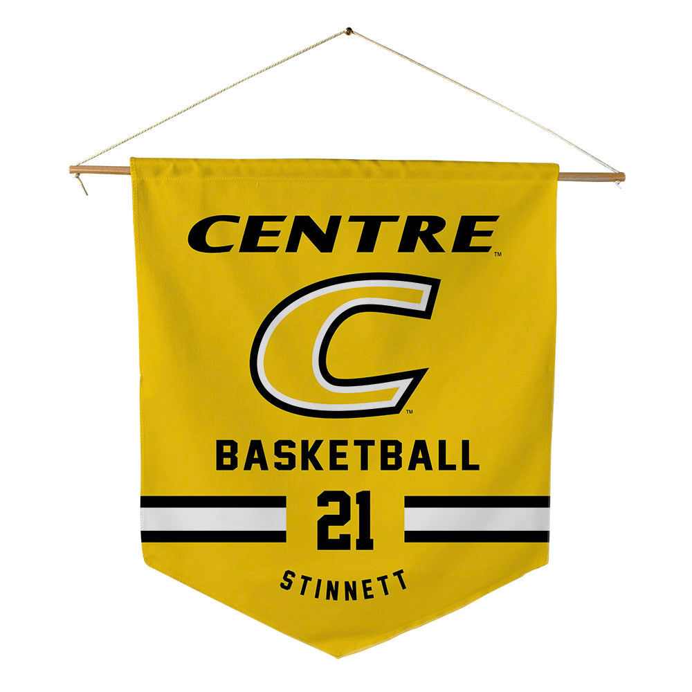 Centre College - NCAA Men's Basketball : Cade Stinnett - Pennant - 18" x 21"-0