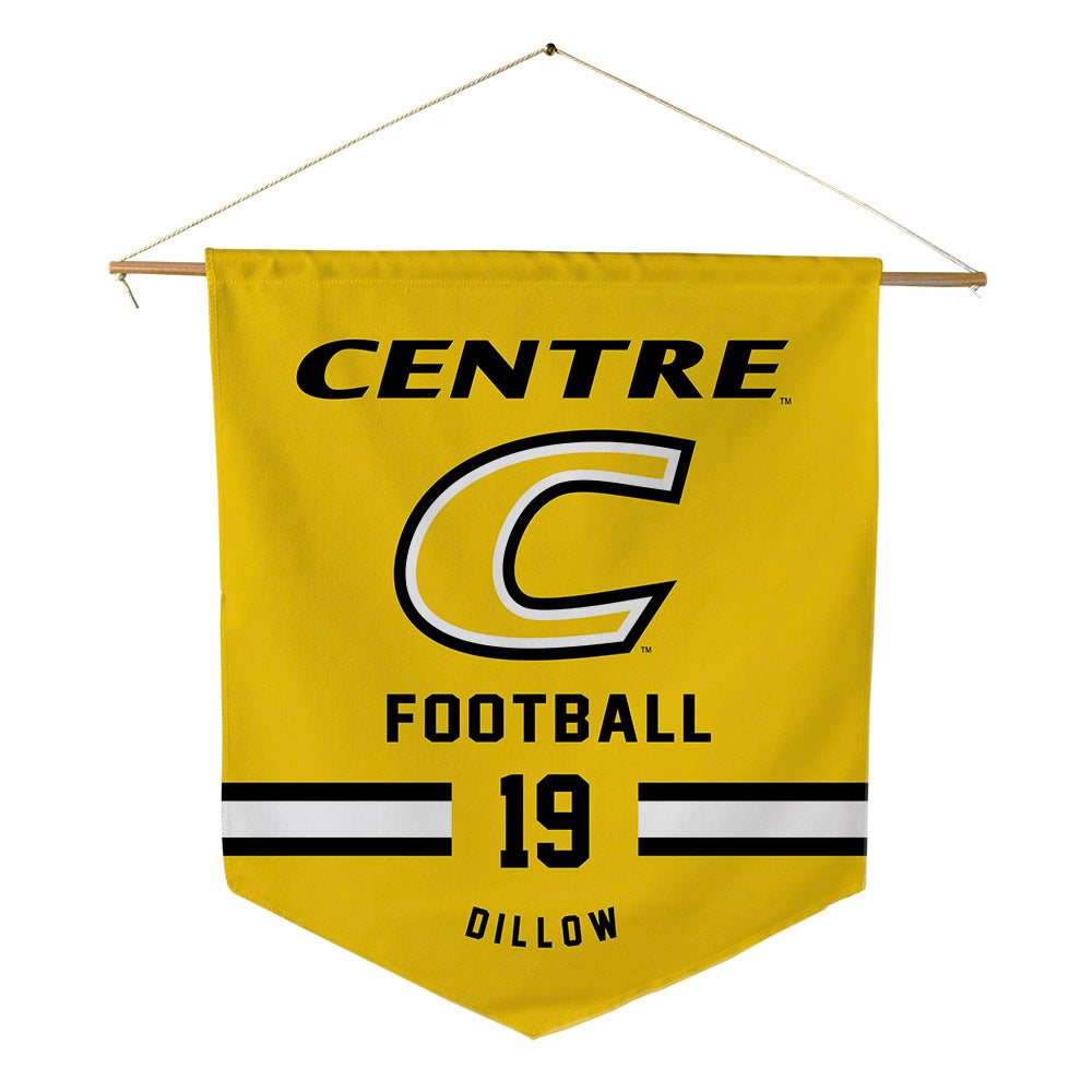 Centre College - NCAA Football : Jackson Dillow - Pennant - 18" x 21"-0