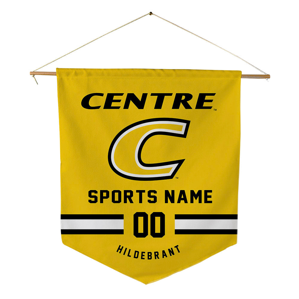 Centre College - NCAA Men's Basketball : Garrison Hildebrant - Pennant - 18" x 21"-0