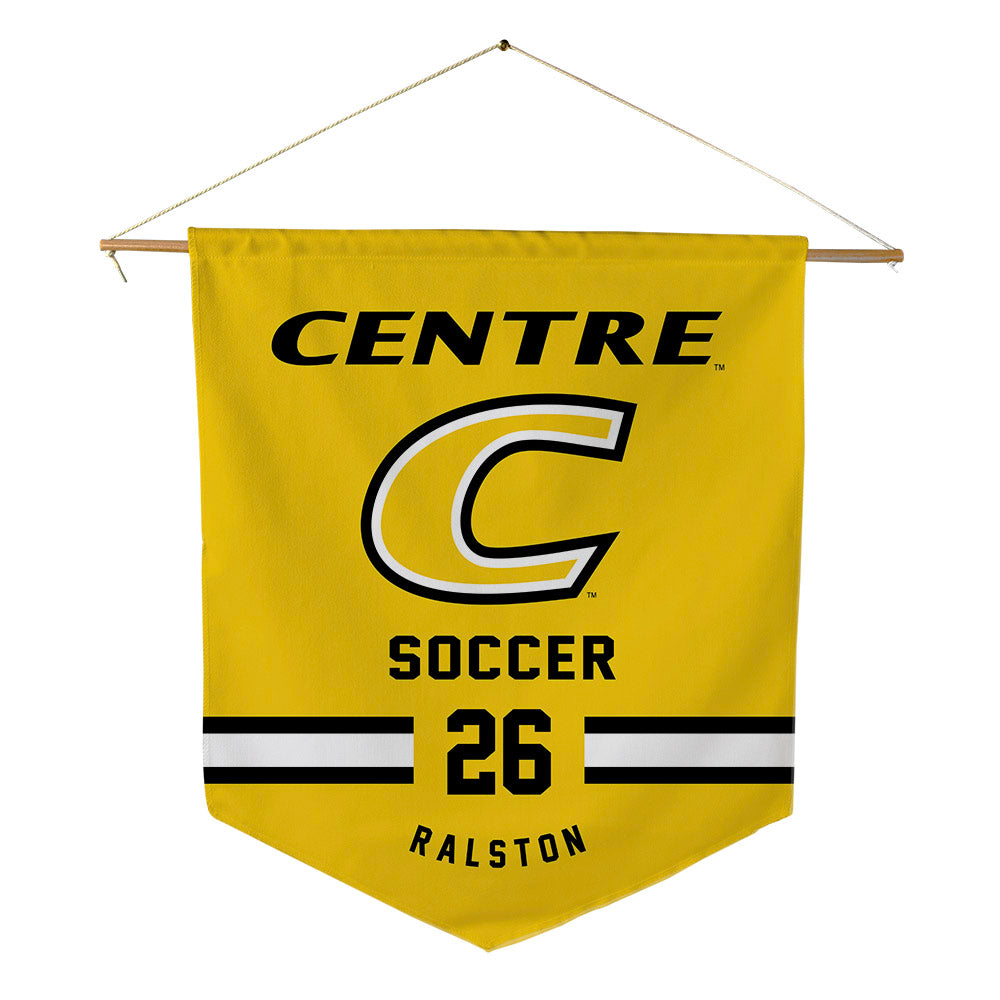 Centre College - NCAA Women's Soccer : Meg Ralston - Pennant - 18" x 21"-0
