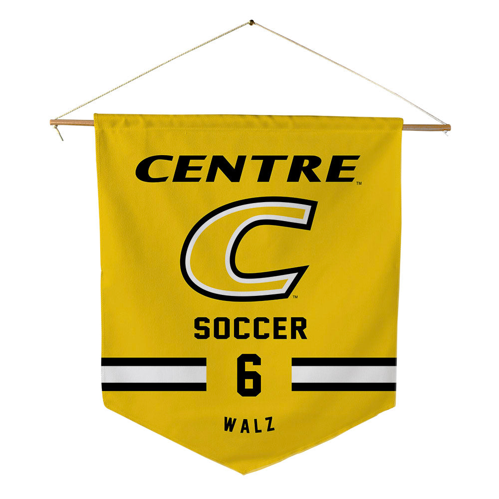 Centre College - NCAA Women's Soccer : Annie Walz - Pennant - 18" x 21"-0