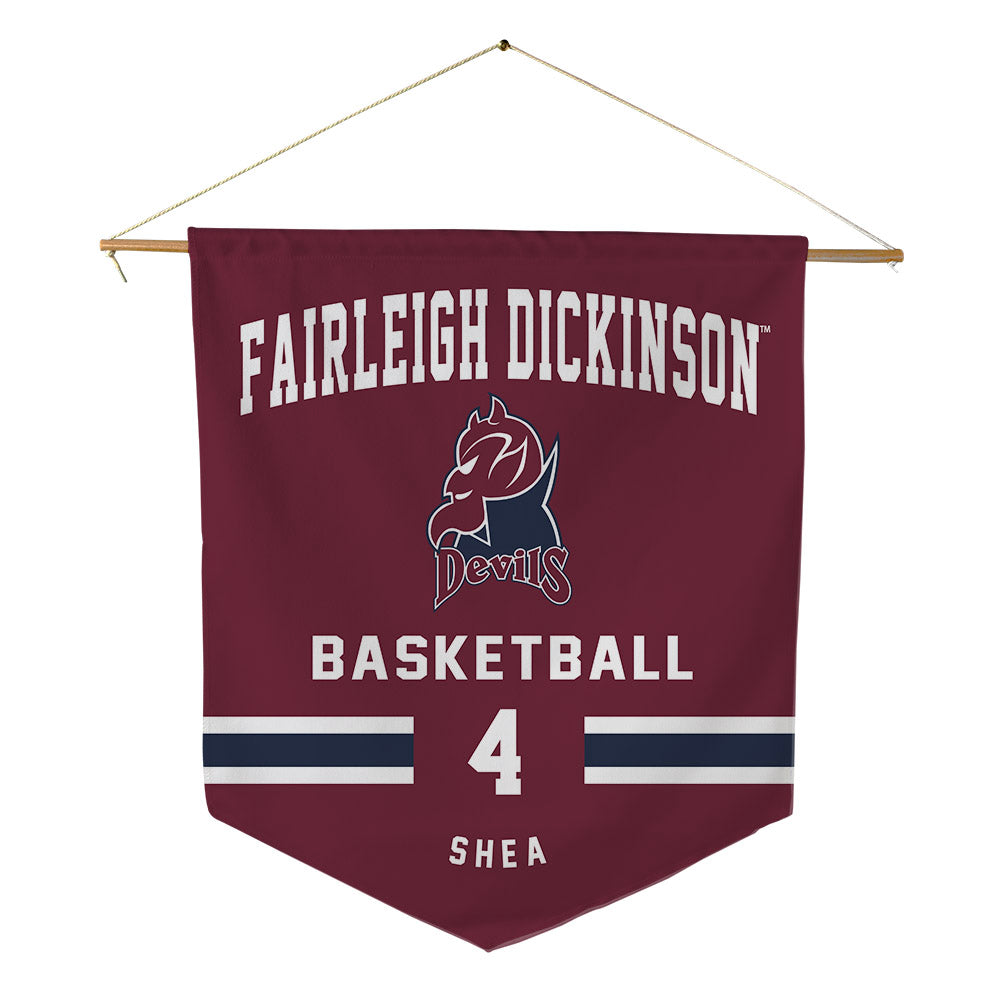 FDU - NCAA Men's Basketball : Aidan Shea - Pennant - 18" x 21"-0
