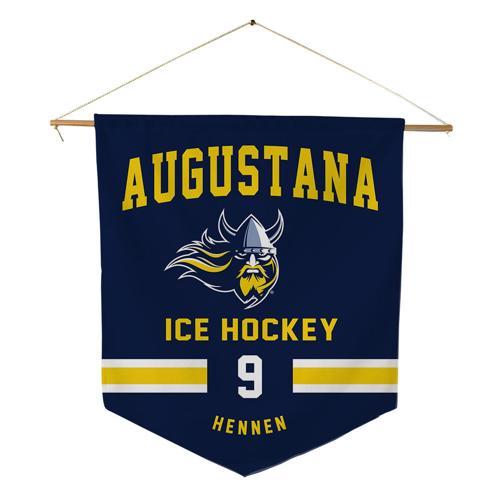 AU - NCAA Men's Ice Hockey : Hayden Hennen - Pennant - 18" x 21"-0