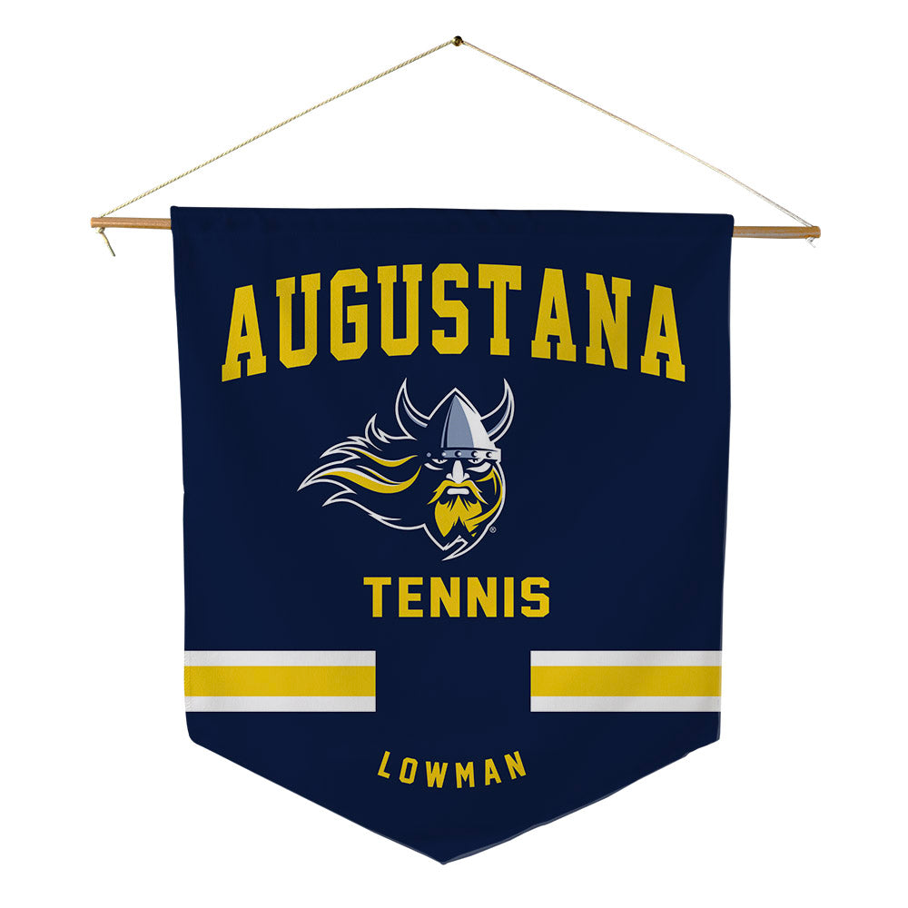 AU - NCAA Men's Tennis : Keagen Lowman - Pennant - 18" x 21"-0