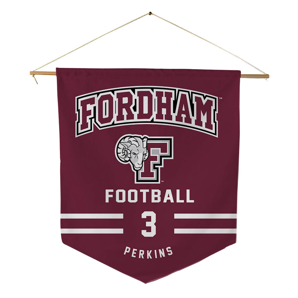 Fordham - NCAA Football : Nahil Perkins - Pennant - 18" x 21"-0