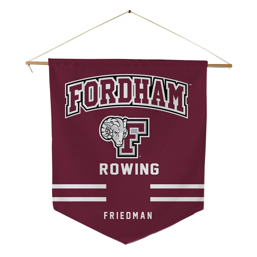 Fordham - NCAA Women's Rowing : Molly Friedman - Pennant - 18" x 21"-0