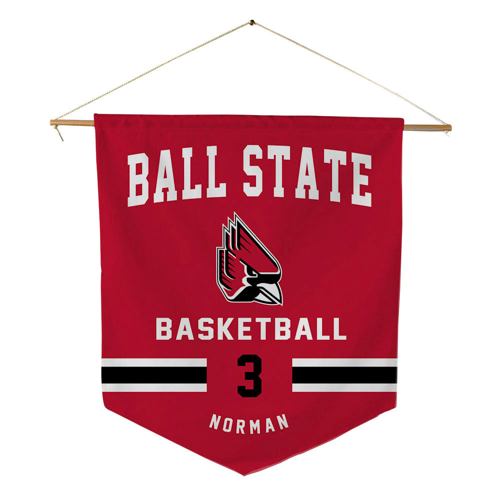 Ball State - NCAA Women's Basketball : Karsyn Norman - Pennant - 18" x 21"-0