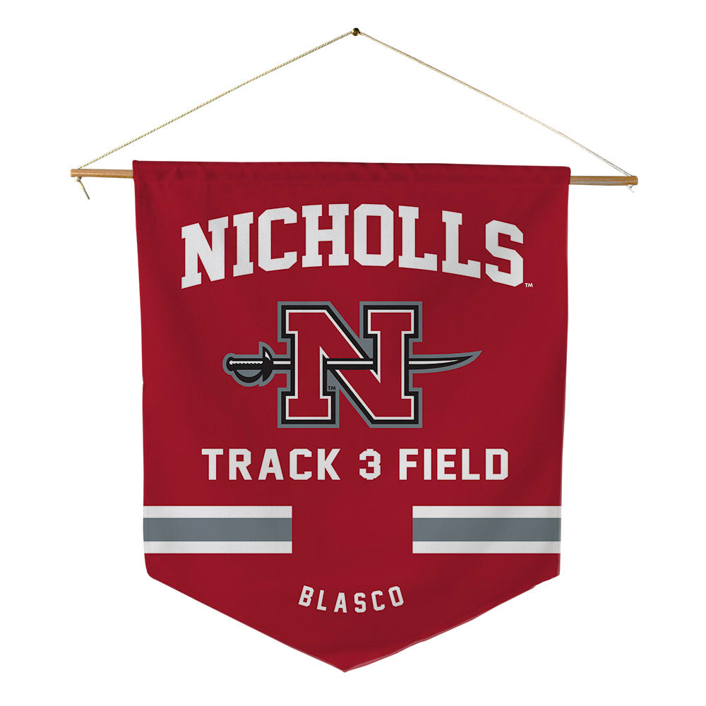 Nicholls State - NCAA Women's Track & Field : Iradi Blasco - Pennant - 18" x 21"-0