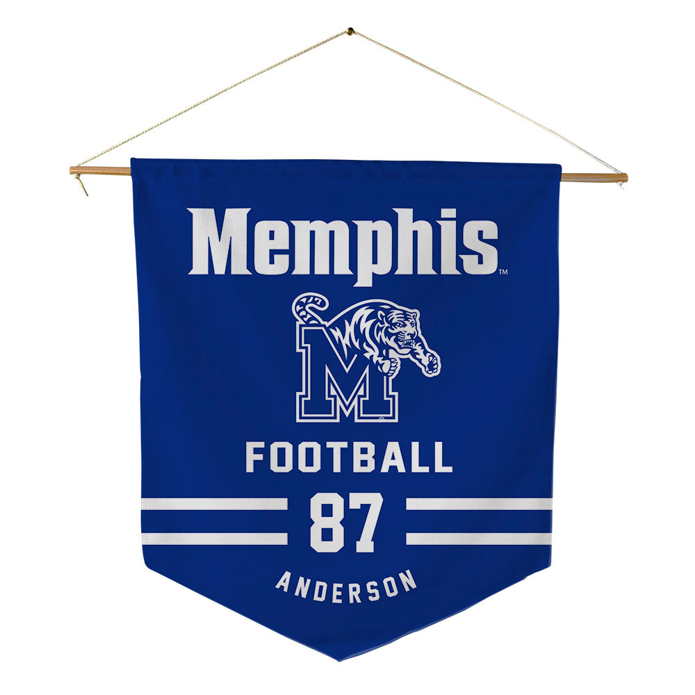 Memphis - NCAA Football : Bryce Anderson - Pennant - 18" x 21"-0