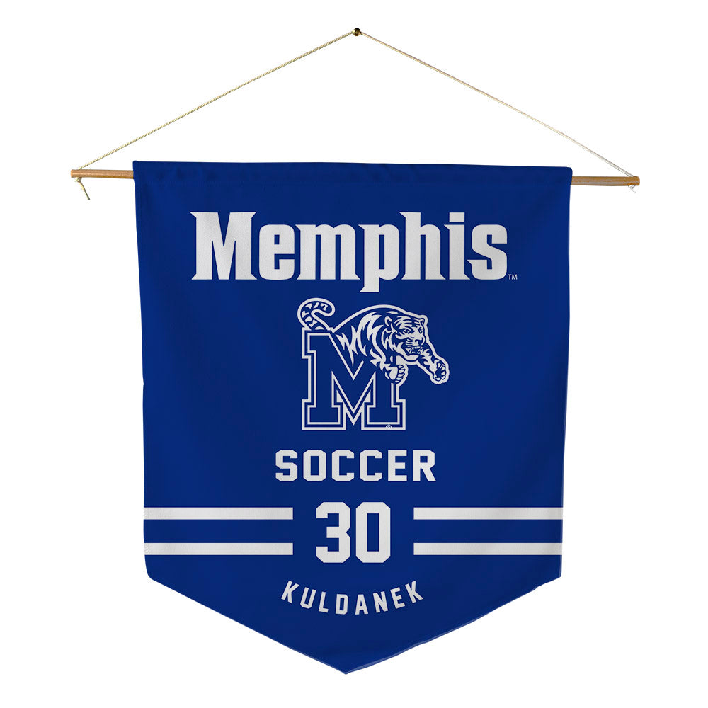 Memphis - NCAA Men's Soccer : Ryan Kuldanek - Pennant - 18" x 21"-0