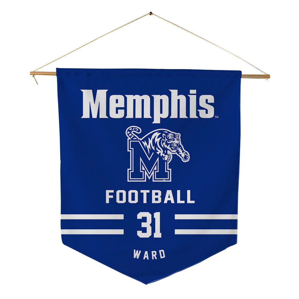 Memphis - NCAA Football : DeMarco Ward - Pennant - 18" x 21"-0