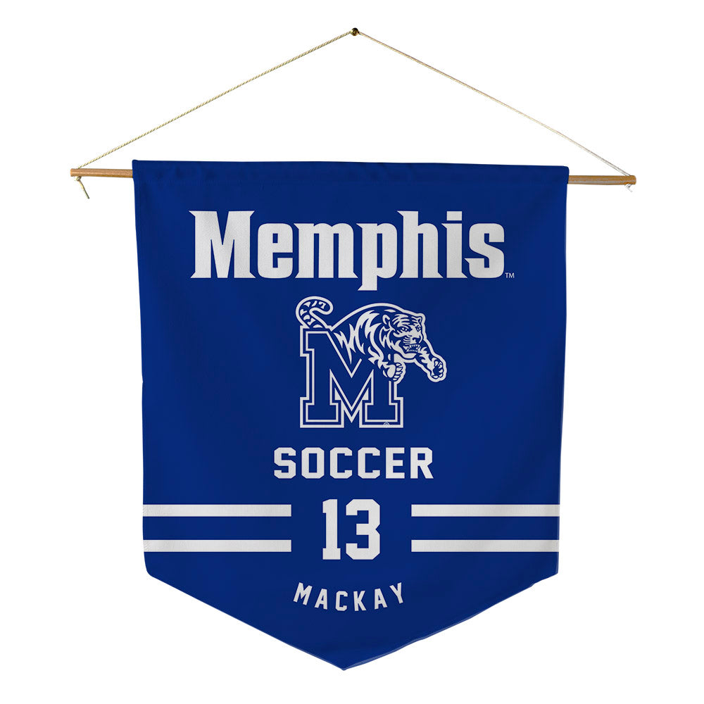 Memphis - NCAA Women's Soccer : Evelyn Mackay - Pennant - 18" x 21"-0