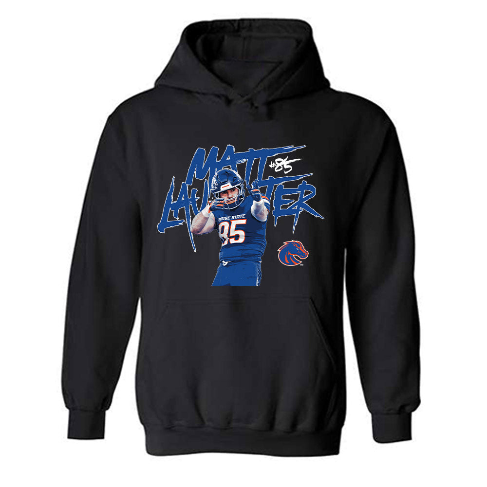 Boise State - NCAA Football : Matt Lauter - Player Collage Hooded Sweatshirt-0