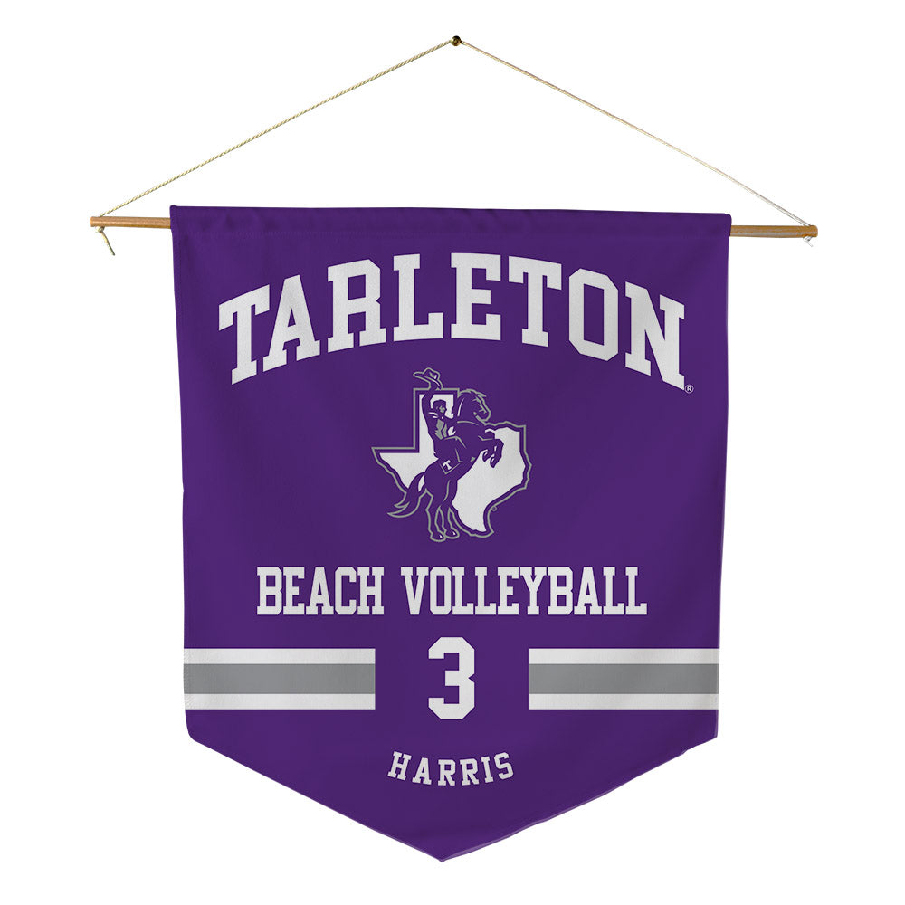 Tarleton State - NCAA Beach Volleyball : Jayda Harris - Pennant - 18" x 21"-0