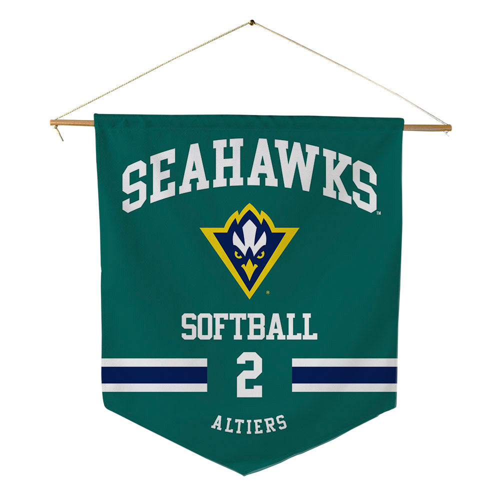 UNC Wilmington - NCAA Softball : Maddy Altiers - Pennant - 18" x 21"-0