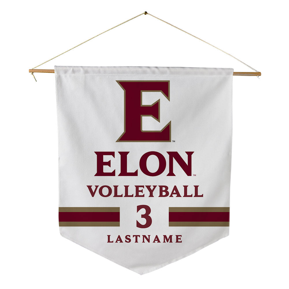 Elon - NCAA Women's Volleyball : Dani Wallace - Pennant - 18" x 21"-0