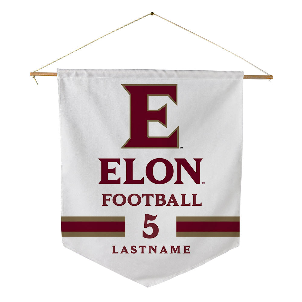 Elon - NCAA Football : T.J. Thomas - Pennant - 18" x 21"-0