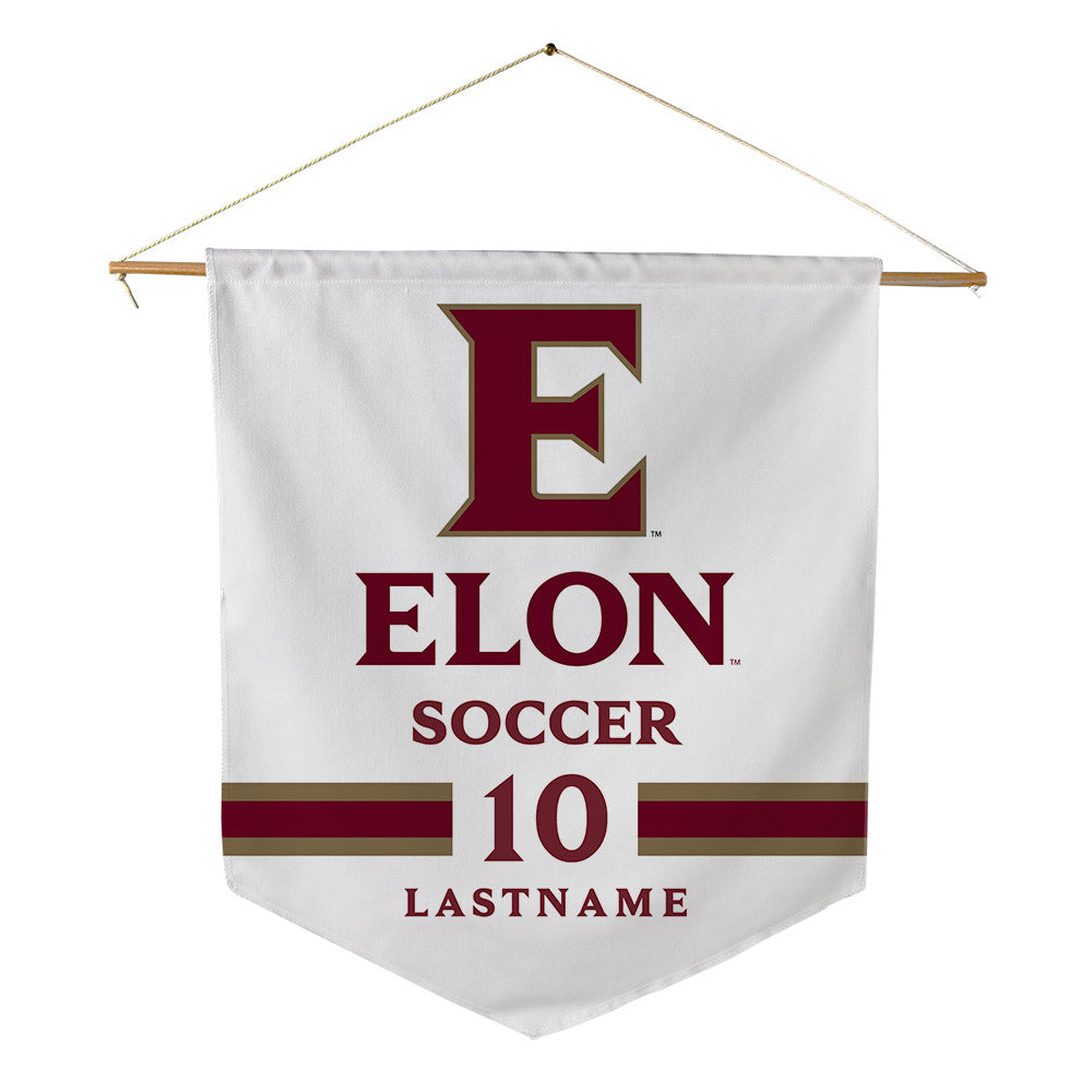 Elon - NCAA Men's Soccer : Colin Veltri - Pennant - 18" x 21"-0