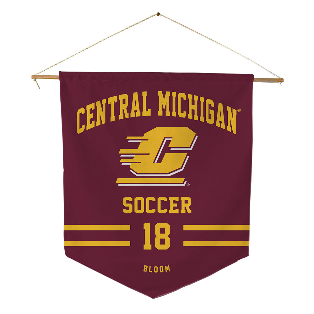 Central Michigan - NCAA Women's Soccer : Madison Bloom - Pennant - 18" x 21"-0