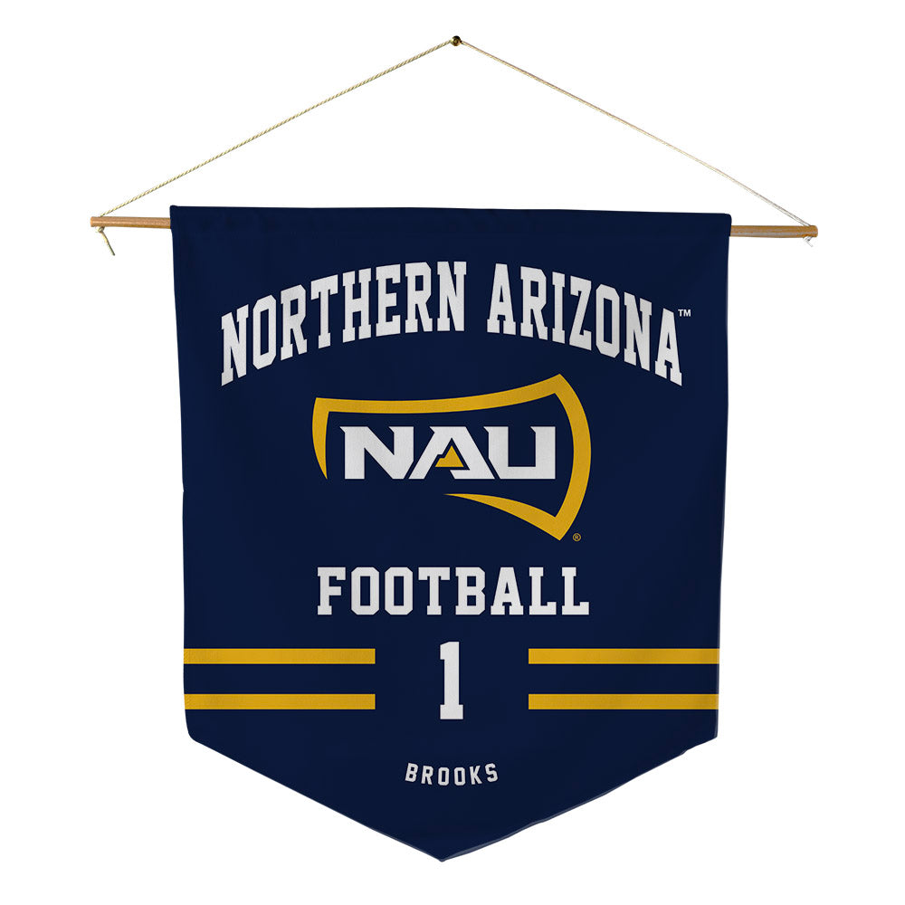 Northern Arizona - NCAA Football : Ta'ir Brooks - Pennant - 18" x 21"-0