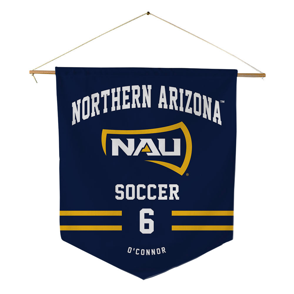 Northern Arizona - NCAA Women's Soccer : Erin O'Connor - Pennant - 18" x 21"-0