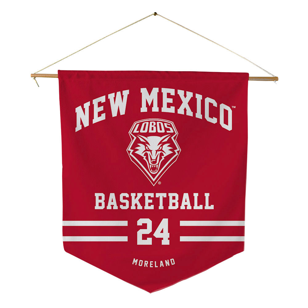 New Mexico - NCAA Women's Basketball : Amhyia Moreland - Pennant - 18" x 21"-0