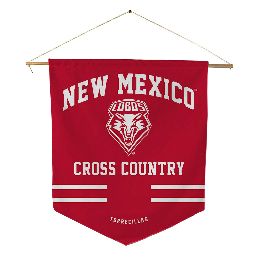 New Mexico - NCAA Women's Cross Country : Mia Torrecillas - Pennant - 18" x 21"-0