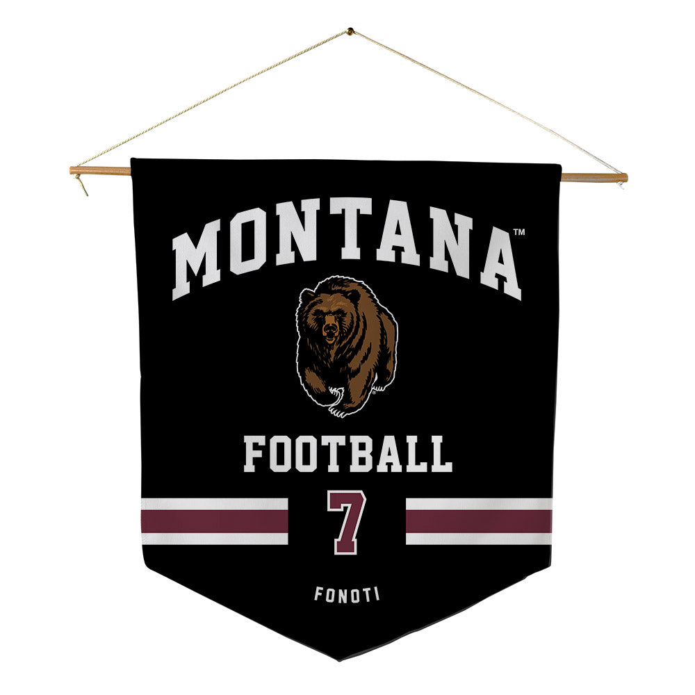 Montana - NCAA Football : Va'aimalae Fonoti - Pennant - 18" x 21"-0