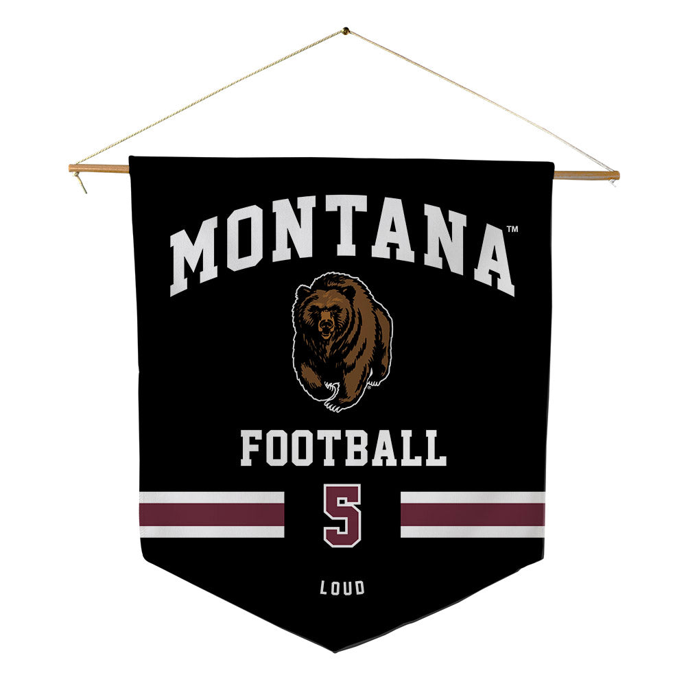 Montana - NCAA Football : Kyon Loud - Pennant - 18" x 21"-0