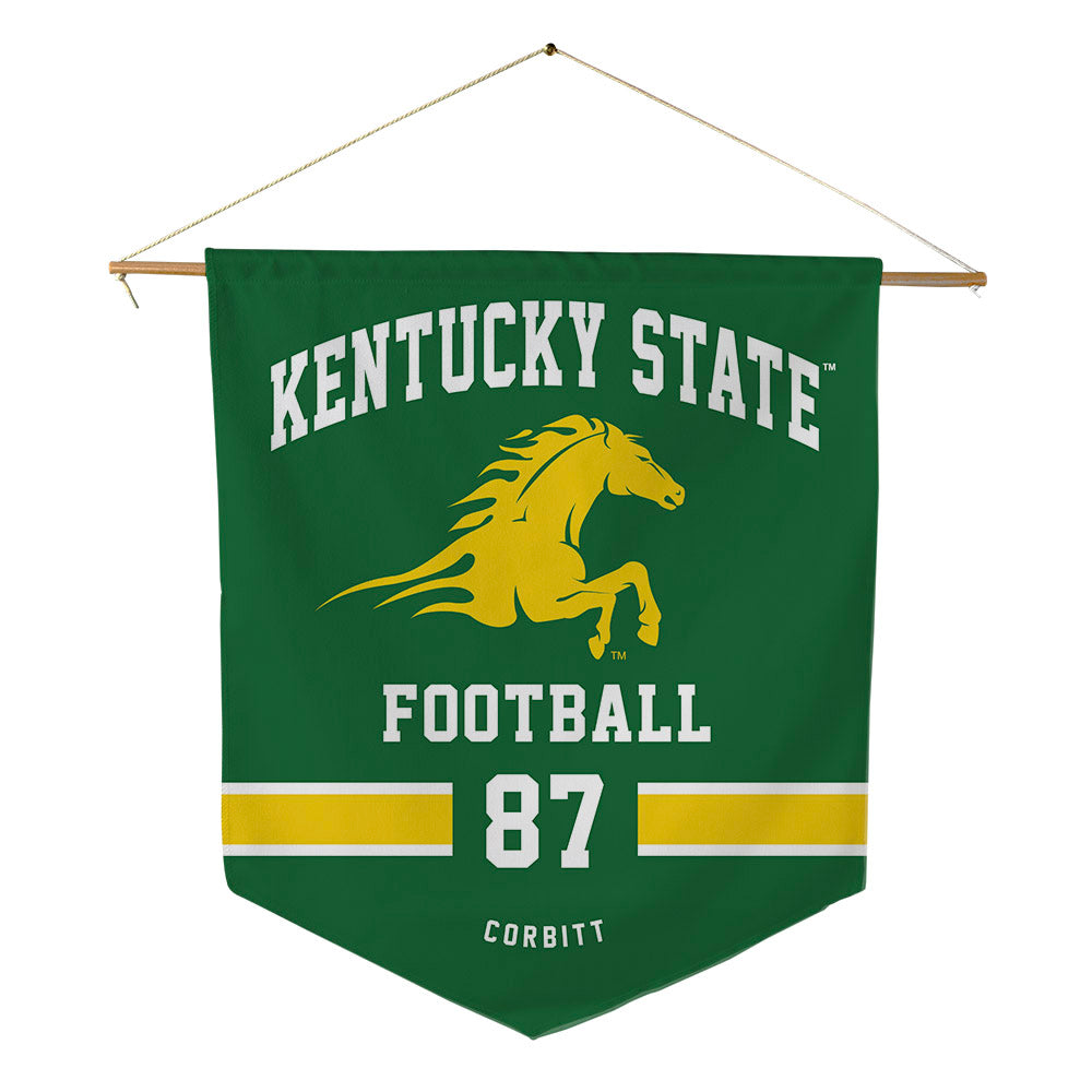 KYSU - NCAA Football : Jalen Corbitt - Pennant - 18" x 21"-0