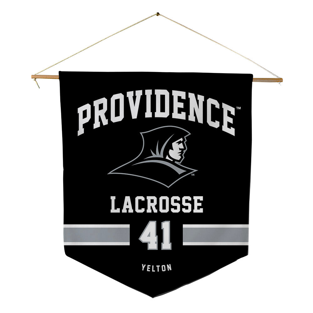 Providence - NCAA Men's Lacrosse : Trent Yelton - Pennant - 18" x 21"-0