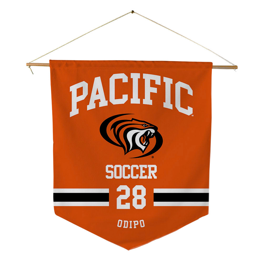 Pacific - NCAA Men's Soccer : Joseph Odipo - Pennant - 18" x 21"-0