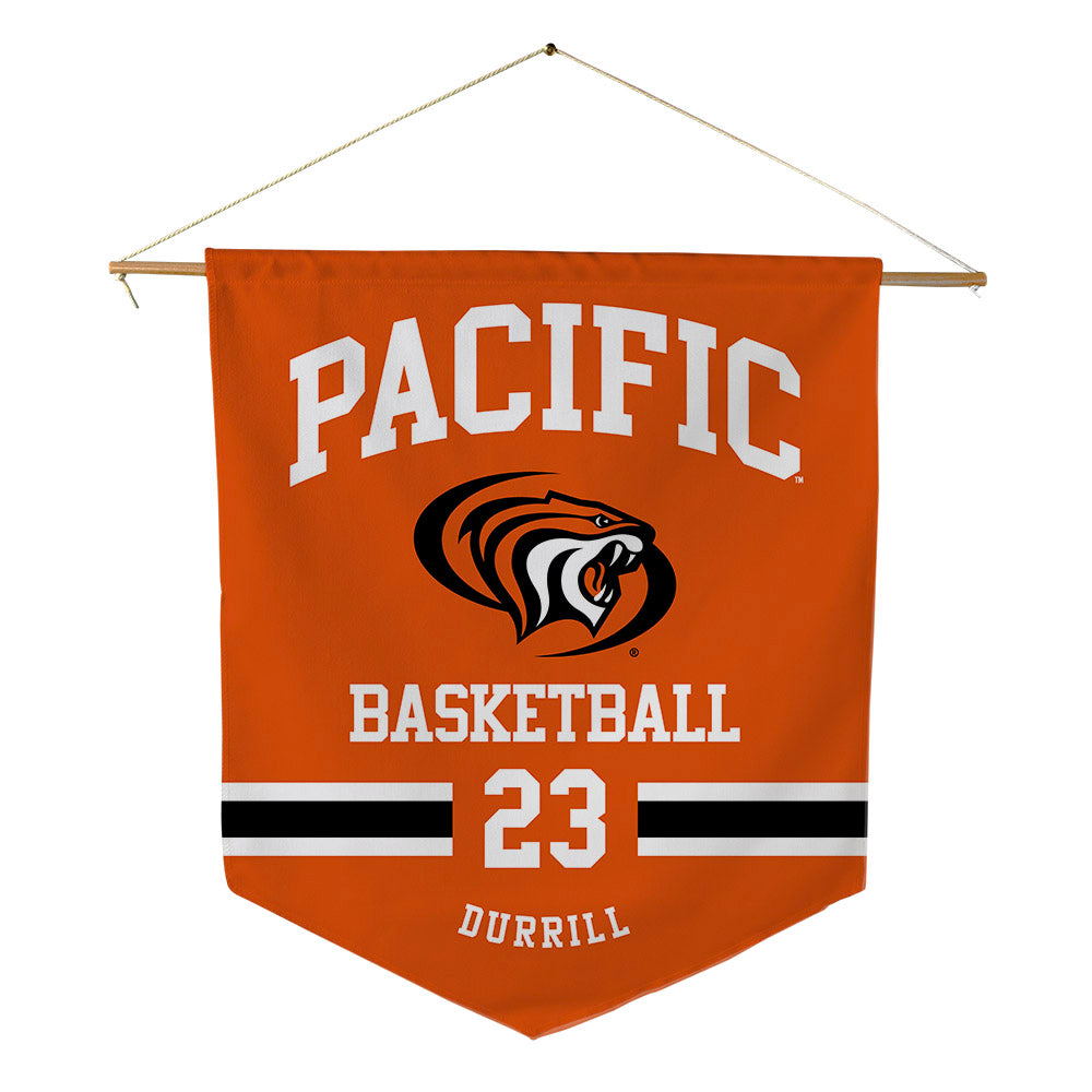 Pacific - NCAA Women's Basketball : Kenlee Durrill - Pennant - 18" x 21"-0