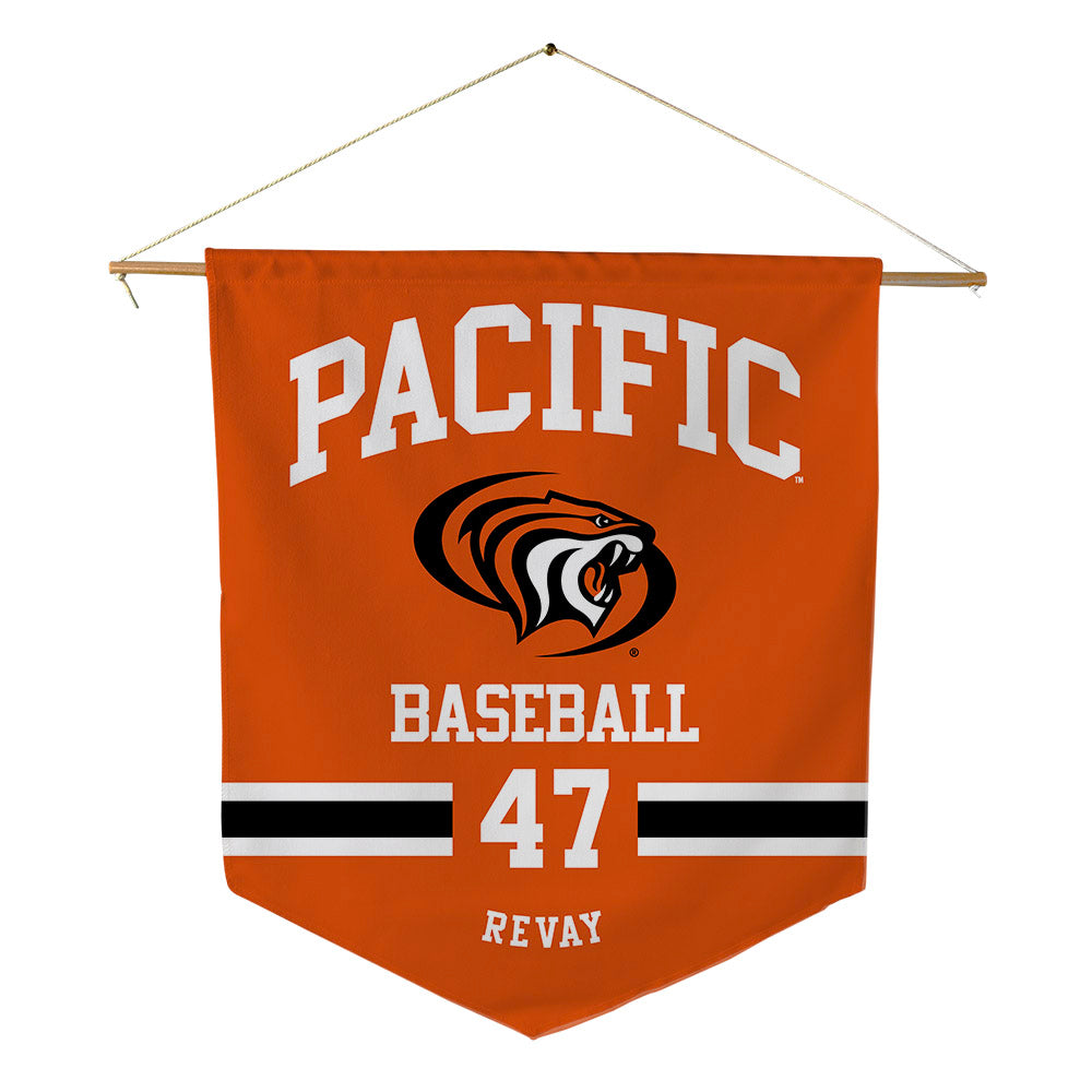 Pacific - NCAA Baseball : Carson Revay - Pennant - 18" x 21"-0