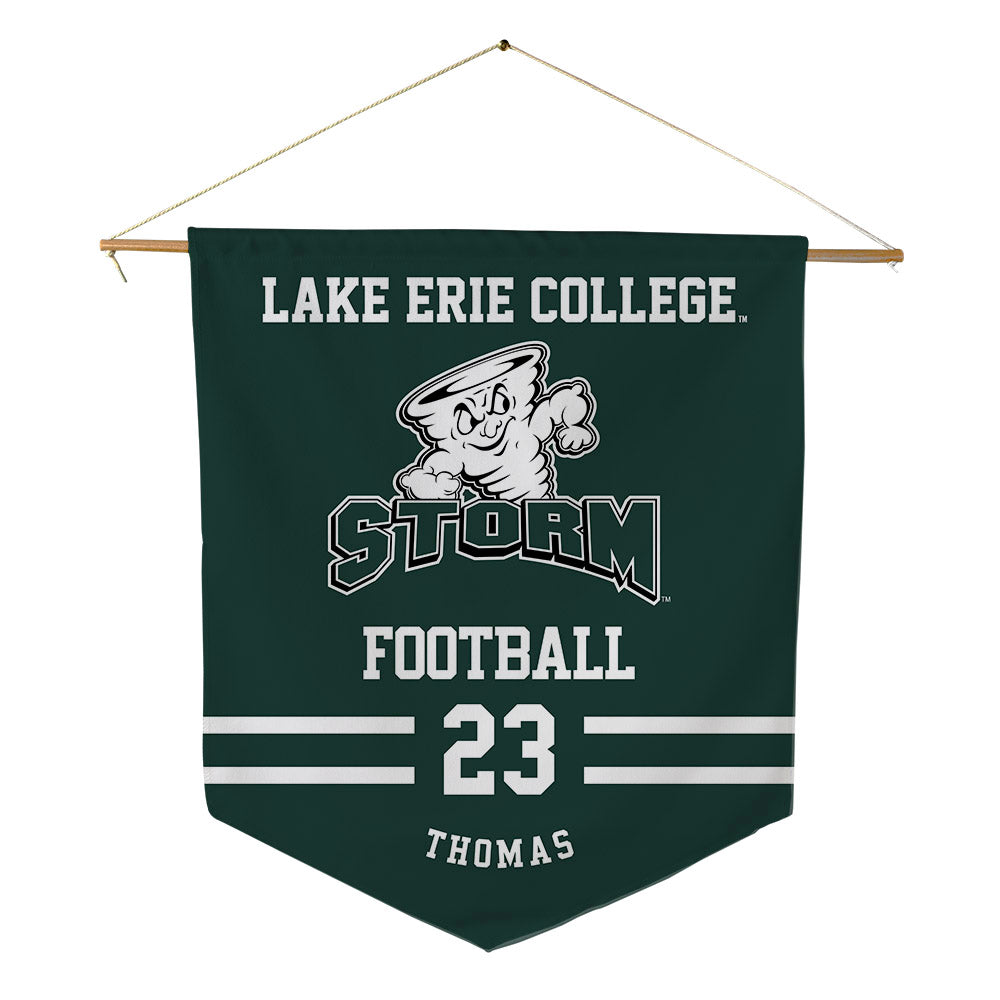 Lake Erie College - NCAA Football : Curtis Thomas - Pennant - 18" x 21"-0