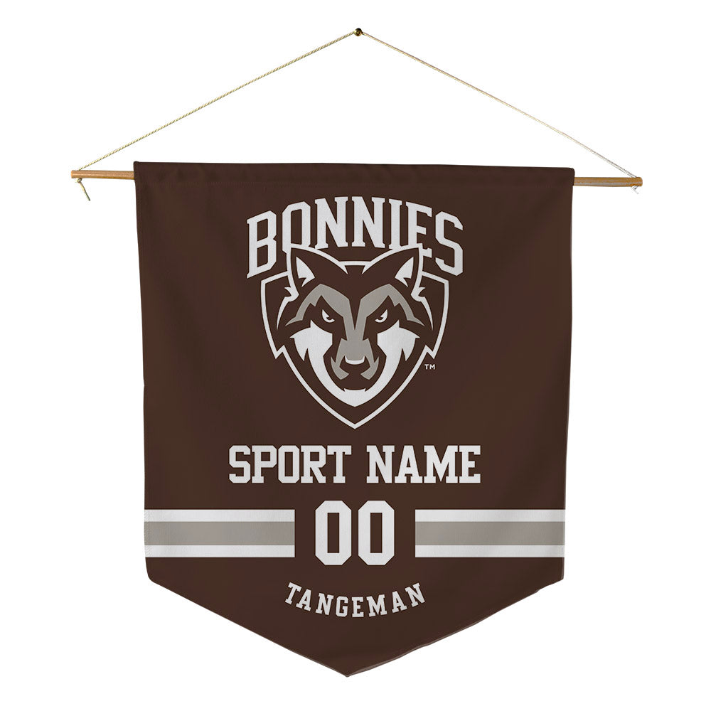 St. Bonaventure - NCAA Men's Swimming & Diving : Cole Tangeman - Pennant - 18" x 21"-0