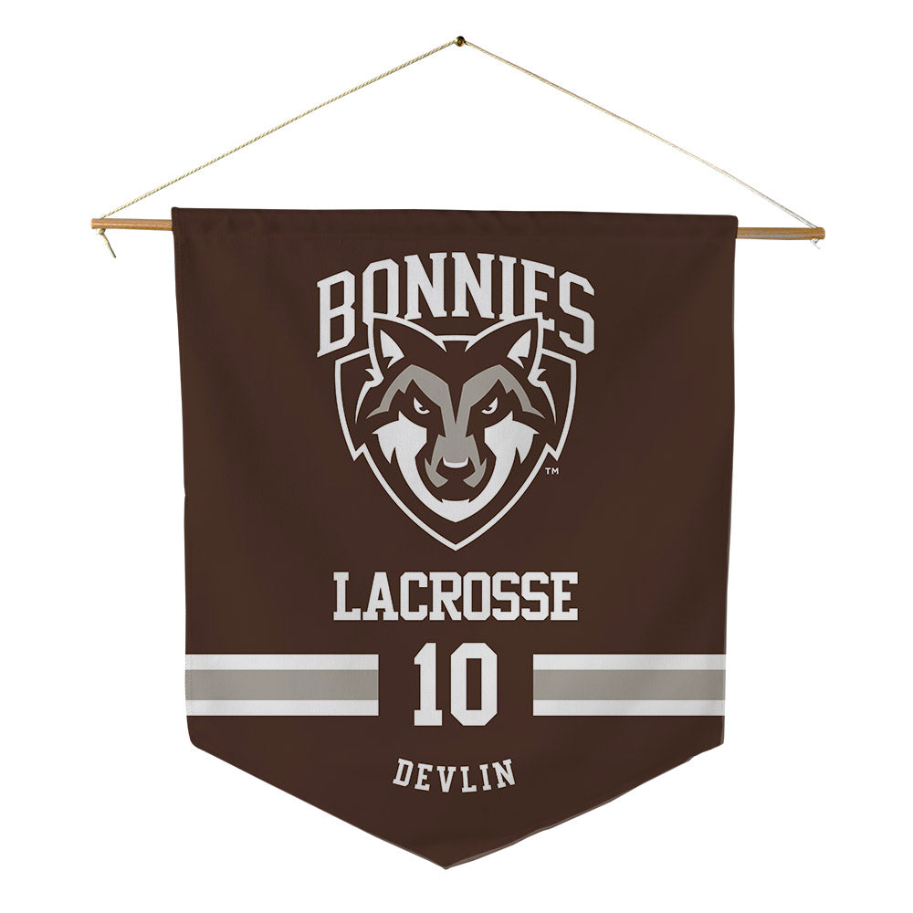 St. Bonaventure - NCAA Women's Lacrosse : Riley Devlin - Pennant - 18" x 21"-0
