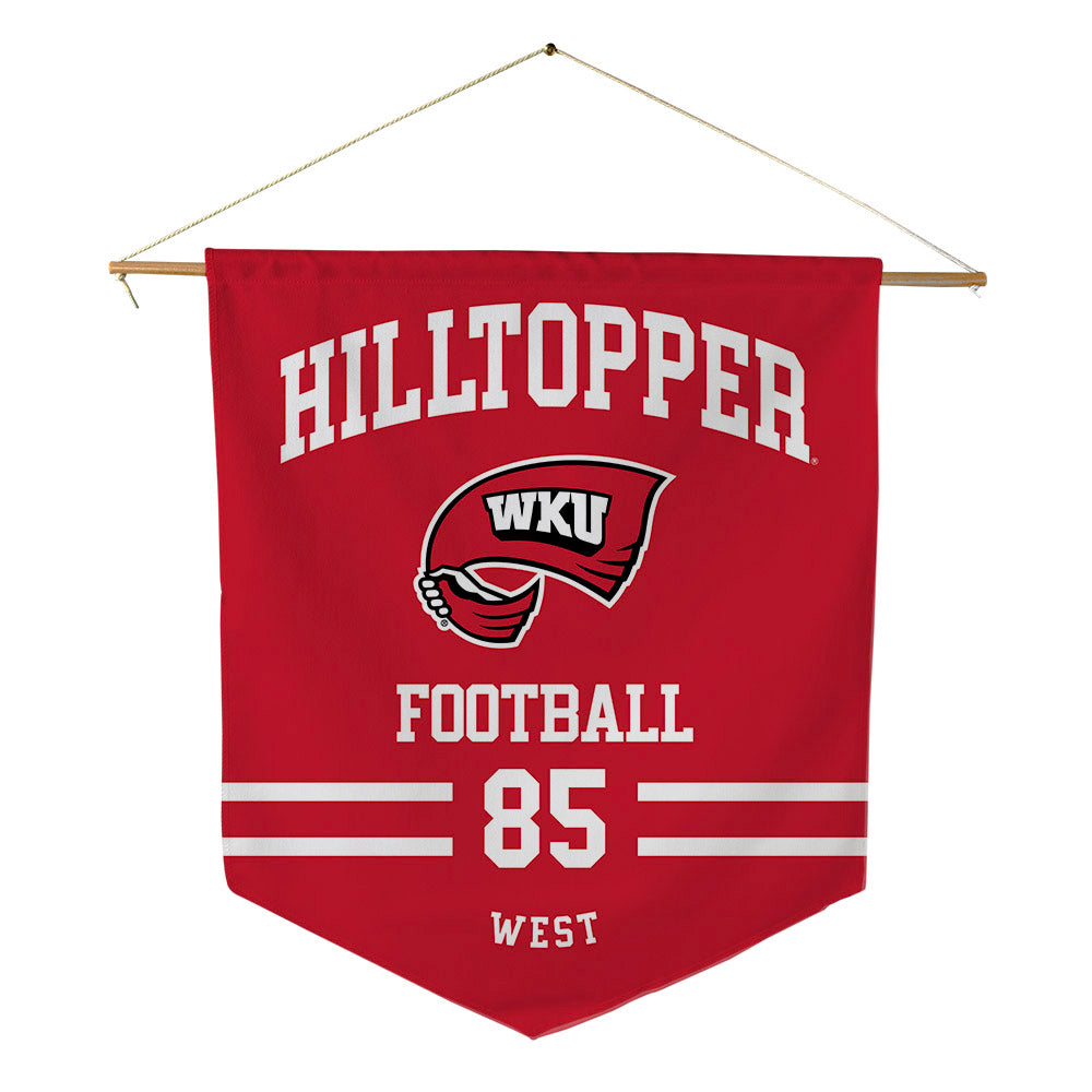 Western Kentucky - NCAA Football : Jackson West - Pennant - 18" x 21"-0