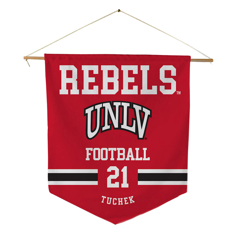 UNLV - NCAA Football : Josh Tuchek - Pennant - 18" x 21"-0