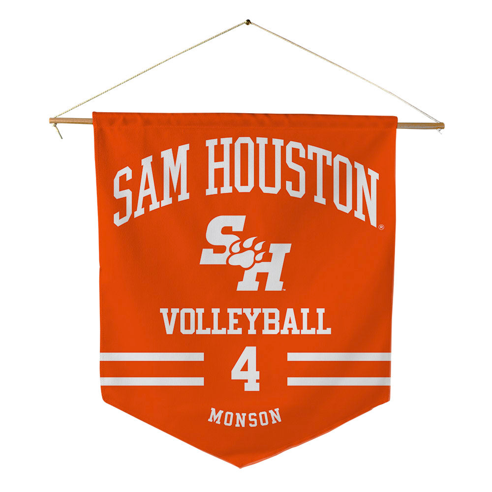 SHSU - NCAA Women's Volleyball : Chloe Monson - Pennant - 18" x 21"-0