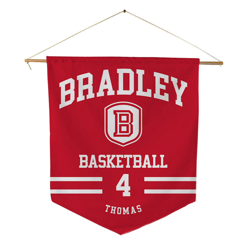 Bradley - NCAA Men's Basketball : Corey Thomas - Pennant - 18" x 21"-0