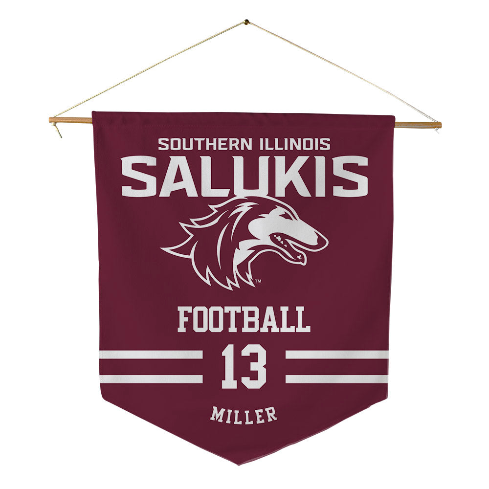 SIU Carbondale - NCAA Football : Camron Miller - Pennant - 18" x 21"-0