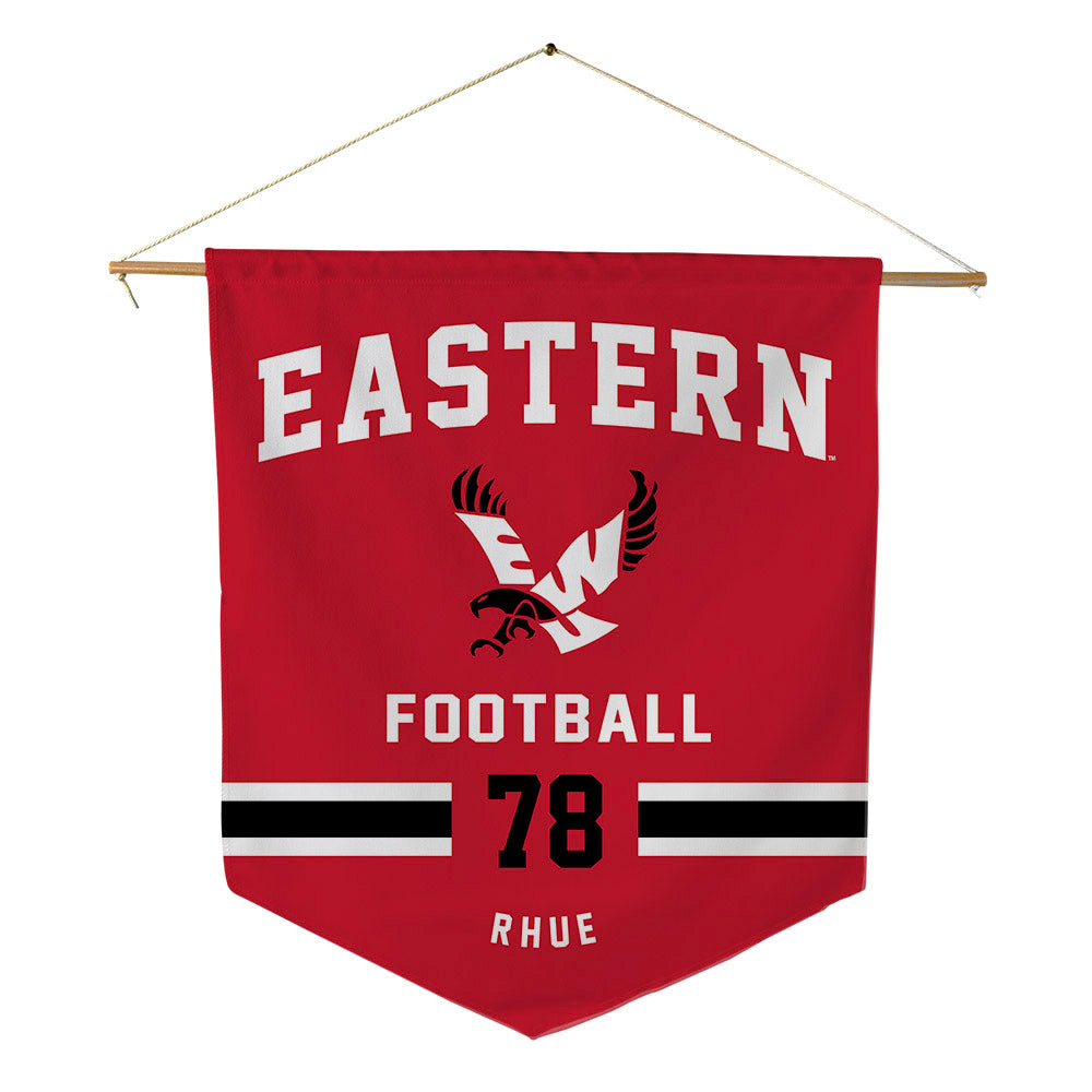 Eastern Washington - NCAA Football : Gabe Rhue - Pennant - 18" x 21"-0