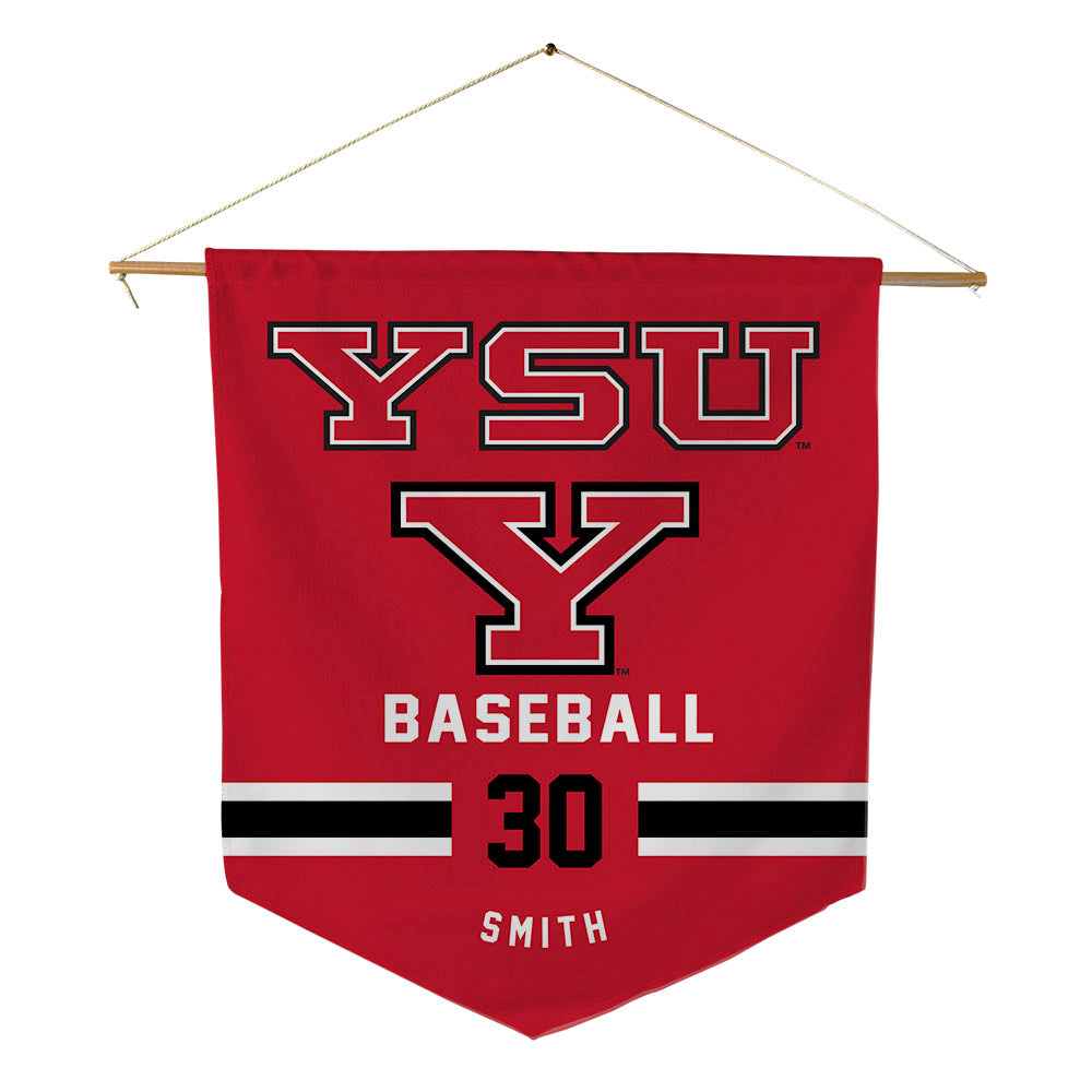 Youngstown State - NCAA Baseball : Brevin Smith - Pennant - 18" x 21"-0