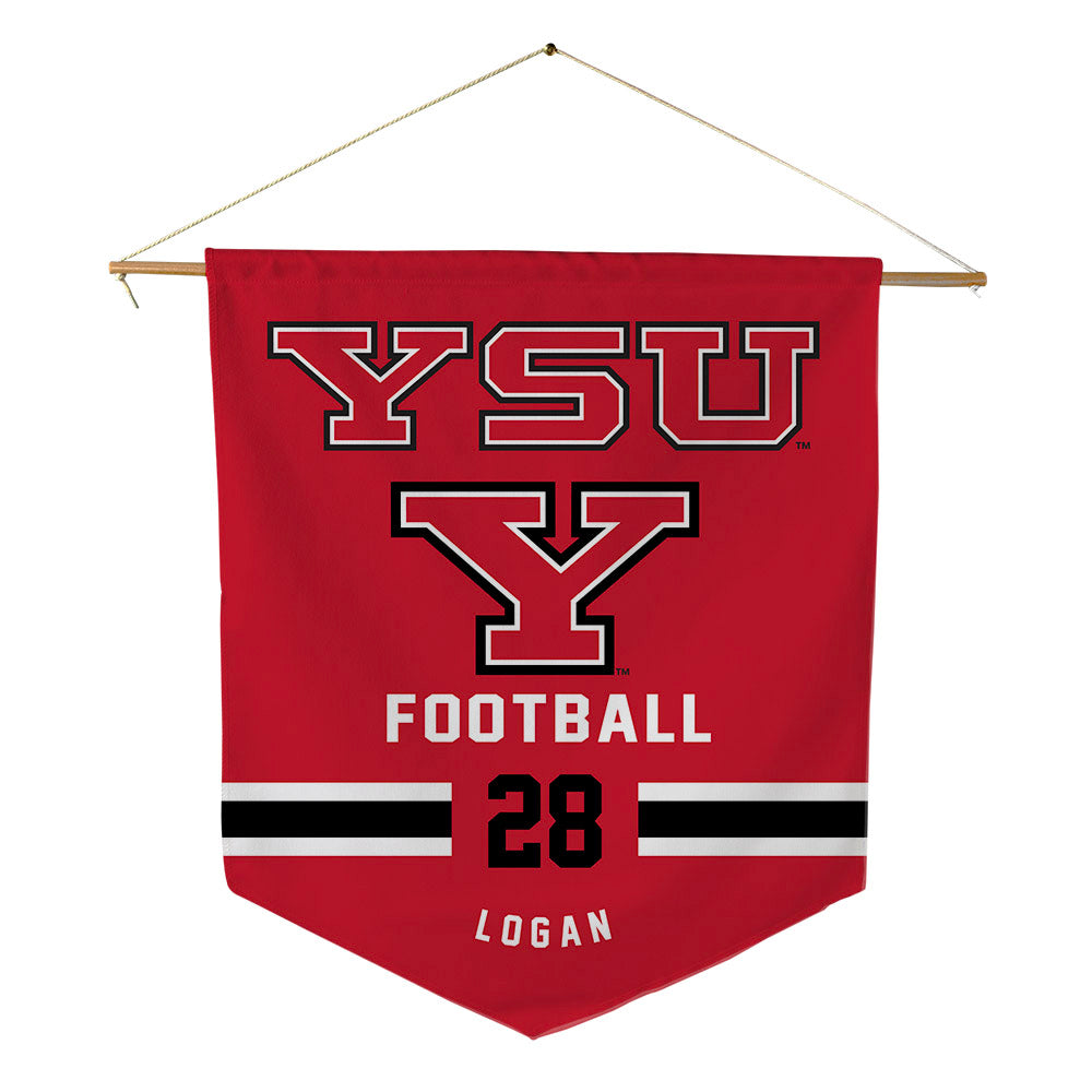 Youngstown State - NCAA Football : Marcus Logan - Pennant - 18" x 21"-0