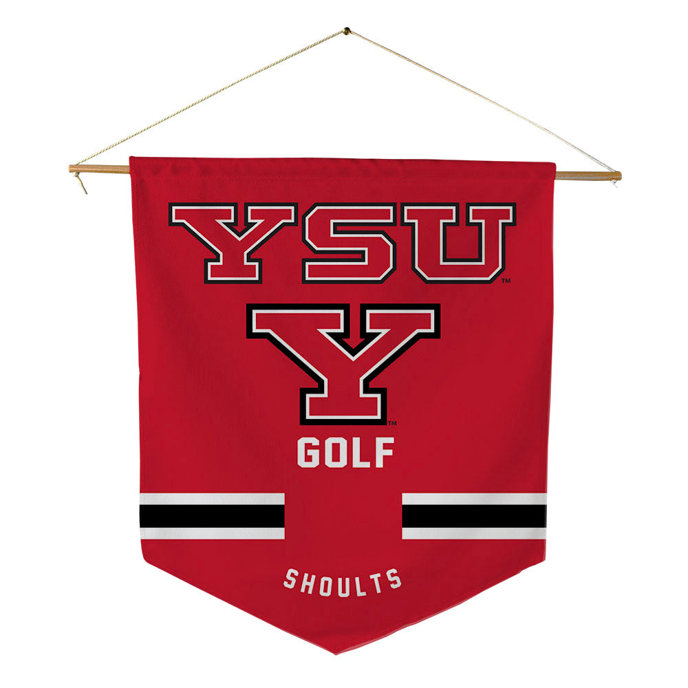 Youngstown State - NCAA Women's Golf : Maddi Shoults - Pennant - 18" x 21"-0