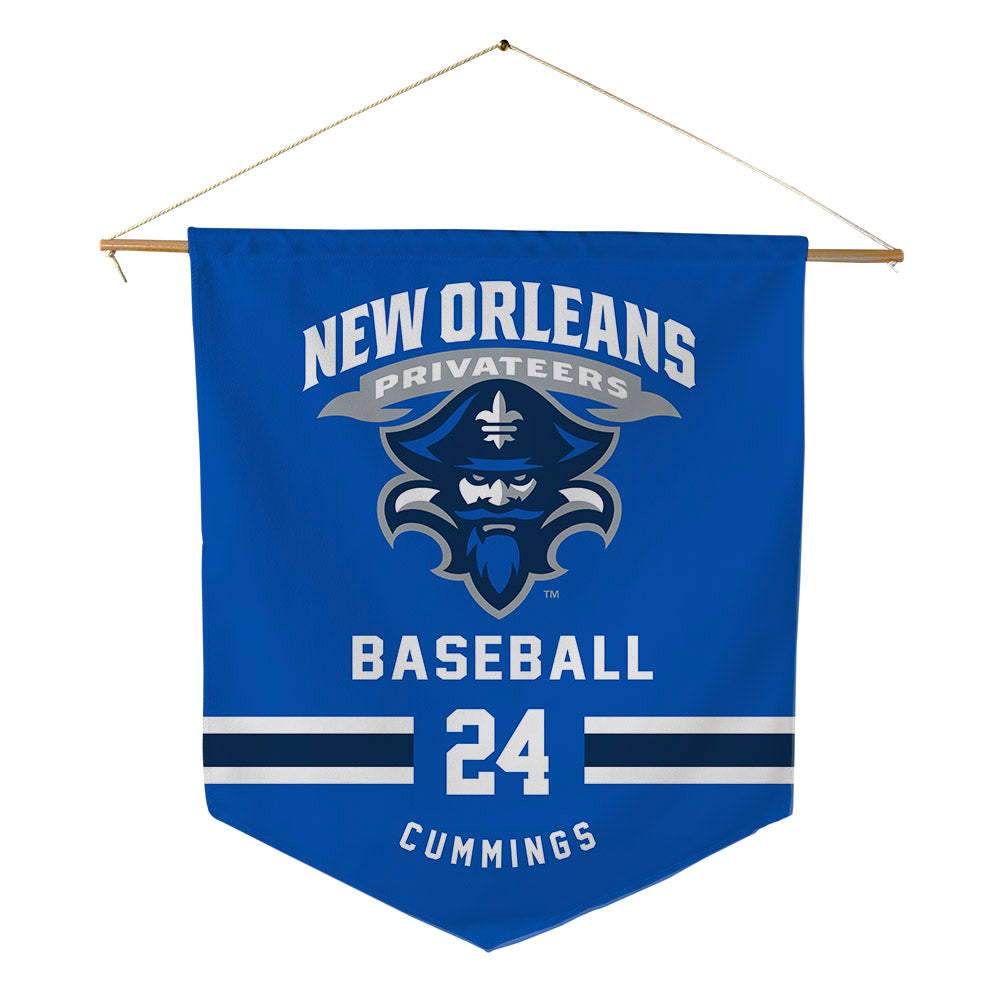New Orleans - NCAA Baseball : Dathan Cummings - Pennant - 18" x 21"-0